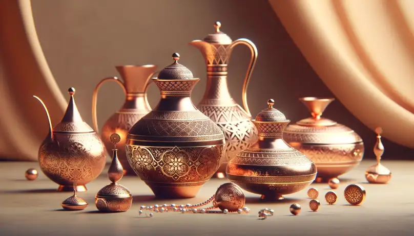 ظروف خاتم کاری از معروف ترین صنایع دستی اصفهان