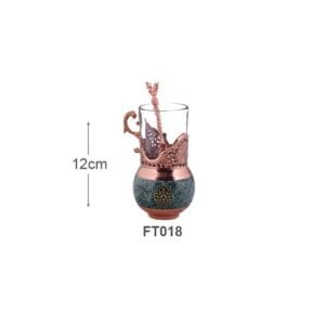 خرید گالش فیروزه کوبی کد FT018 صنایع دستی آقاجانی با ارسال رایگان
