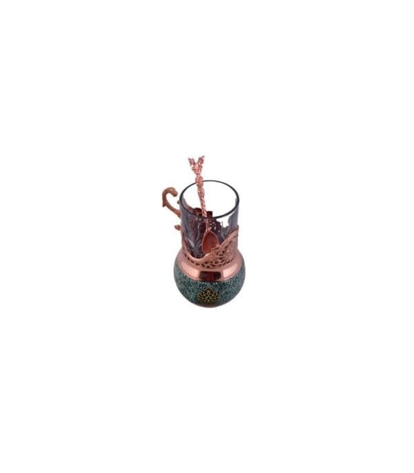 خرید اینترنتی گالش فیروزه کوبی کد FT018 صنایع دستی آقاجانی با ارسال رایگان