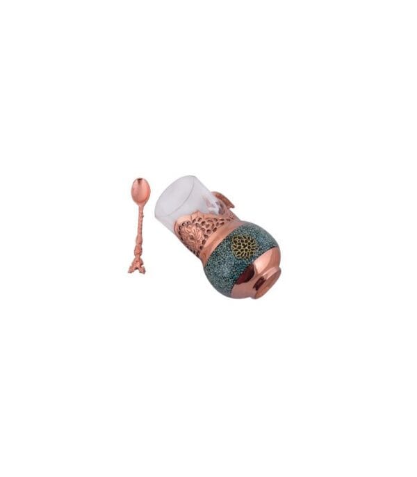 خرید اینترنتی گالش فیروزه کوب کد FT018 صنایع دستی آقاجانی با ارسال رایگان