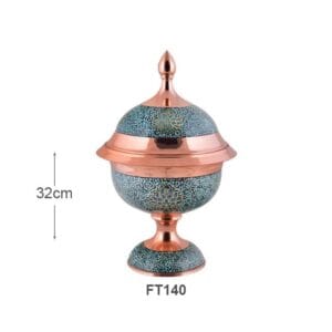 خرید اینترنتی گزخوری فیروزه کوبی FT140 برند آقاجانی صنایع دستی اصفهان